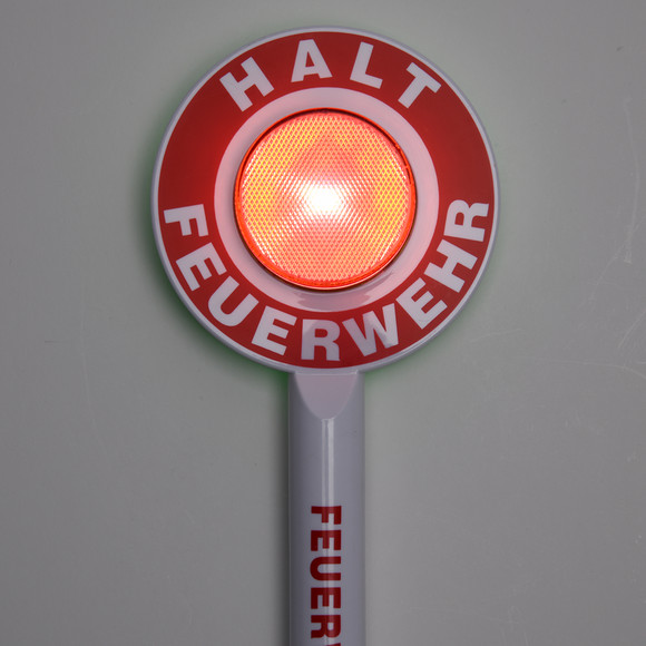 Feuerwehr-Kelle mit Licht