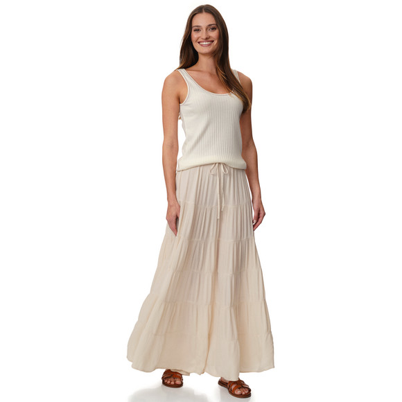 Damen Top mit Rippstruktur