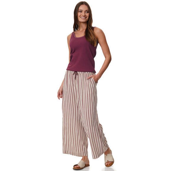 Damen Top mit Rippstruktur