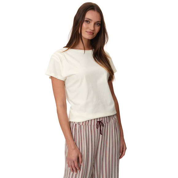 Damen T-Shirt mit Faltendetails