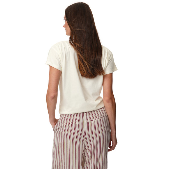 Damen T-Shirt mit Faltendetails