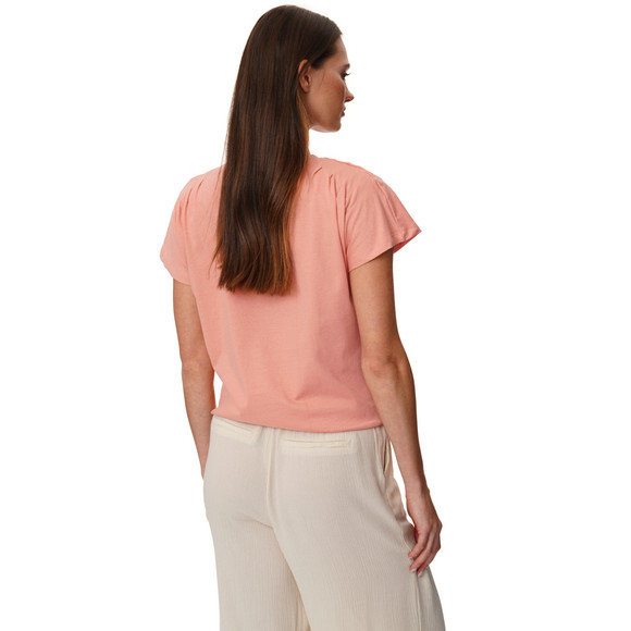 Damen T-Shirt mit Faltendetails