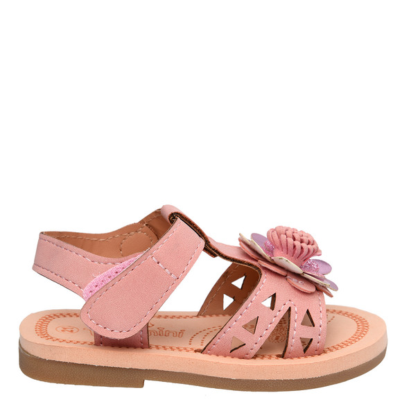Baby Sandalen mit Blumen-Applikation