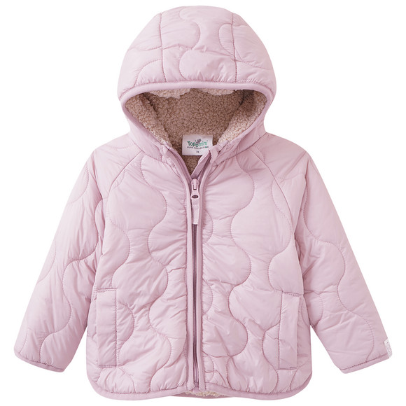 Baby Steppjacke mit Teddyfutter