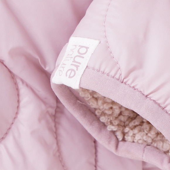 Baby Steppjacke mit Teddyfutter
