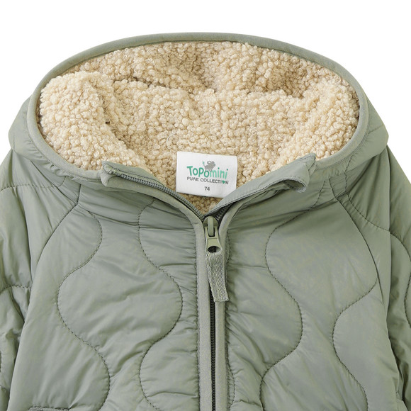 Baby Steppjacke mit Teddyfutter