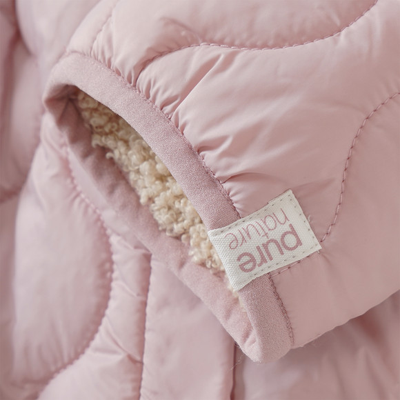 Mädchen Steppjacke mit Teddyfutter