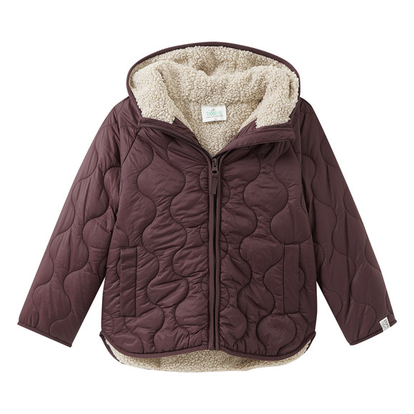 Mädchen Steppjacke mit Teddyfutter