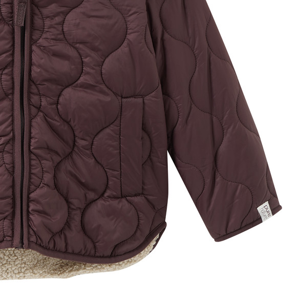 Mädchen Steppjacke mit Teddyfutter