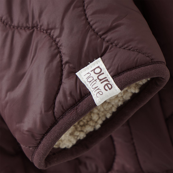 Mädchen Steppjacke mit Teddyfutter