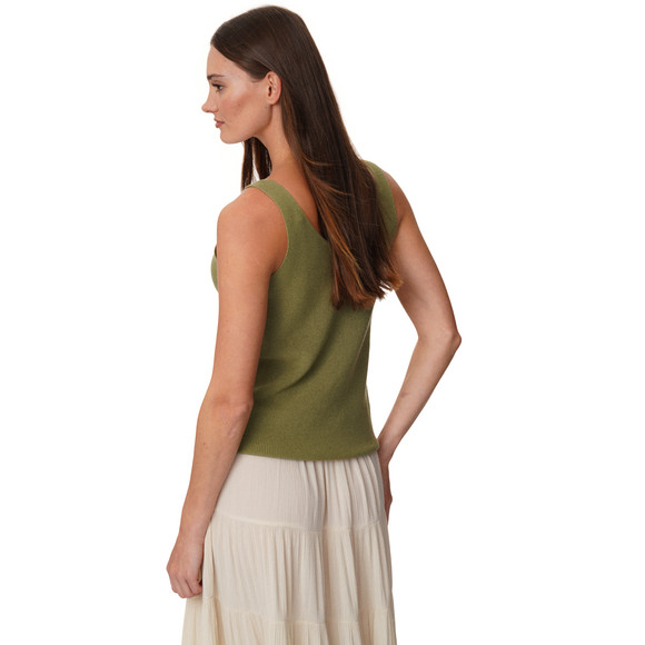 Damen Stricktop mit Rippstruktur