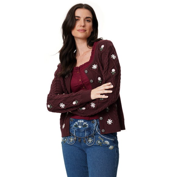 Damen Strickjacke im Oktoberfest-Design