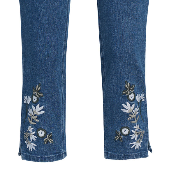 3/4 Damen Trachtenhose mit Stickereien