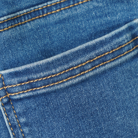 3 Mädchen Wide-Leg-Jeans mit Stretch-Bund
