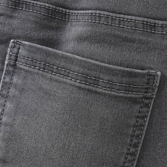 3 Mädchen Wide-Leg-Jeans mit Stretch-Bund