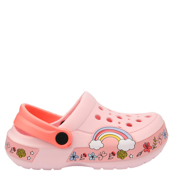 Baby Badesandalen mit Regenbogen-Motiv