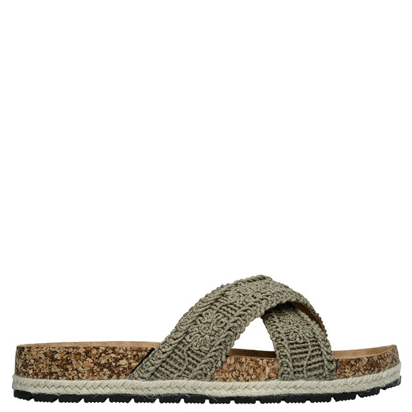 Damen Sandalen mit überkreuzten Riemen