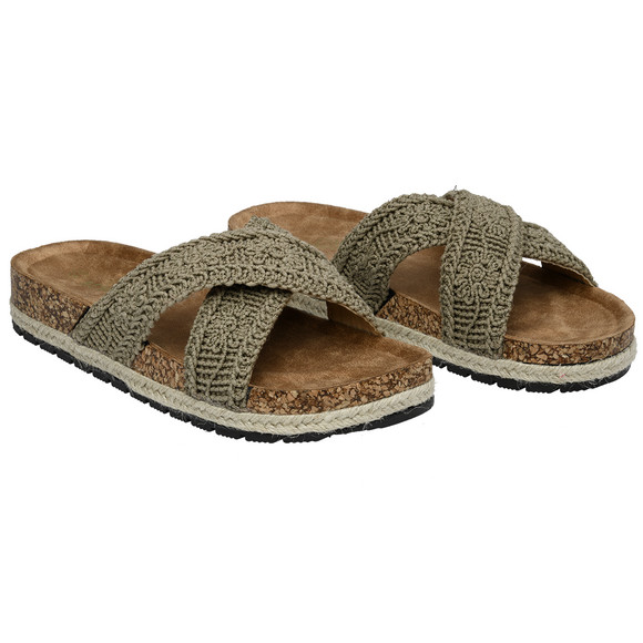 Damen Sandalen mit überkreuzten Riemen