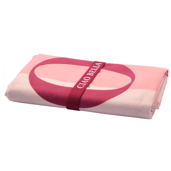 Sporthandtuch aus Mikrofaser rosa