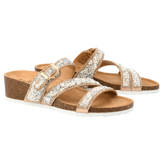 Damen Sandalen mit Perlen