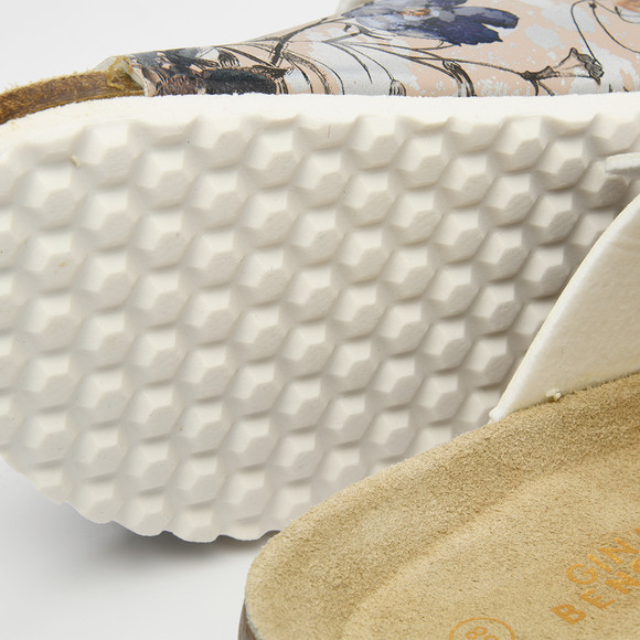 Damen Sandalen mit floralem Muster