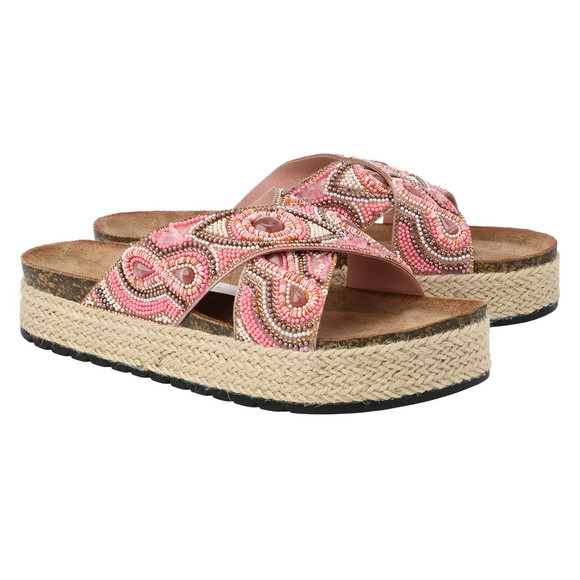Damen Sandalen mit Perlen