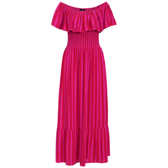 Damen Kleid in Crinkle-Optik