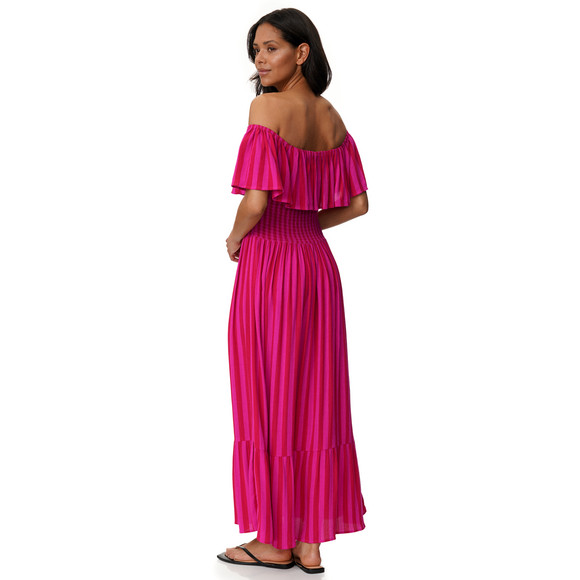 Damen Kleid in Crinkle-Optik