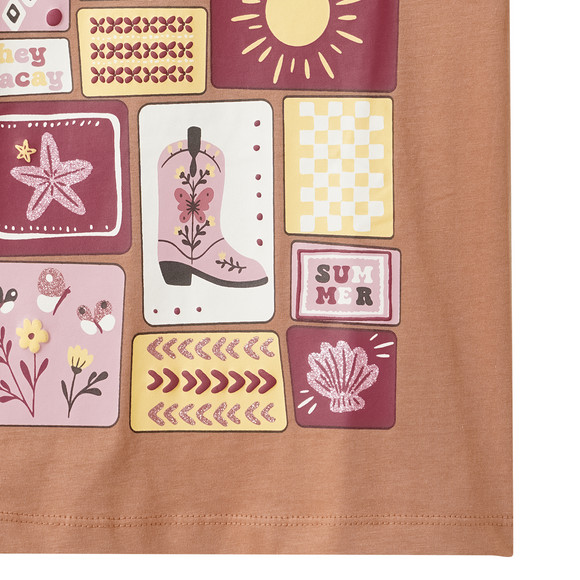 Mädchen T-Shirt mit Prints