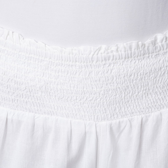 Damen Bermuda-Shorts aus Viskose-Leinen-Mix