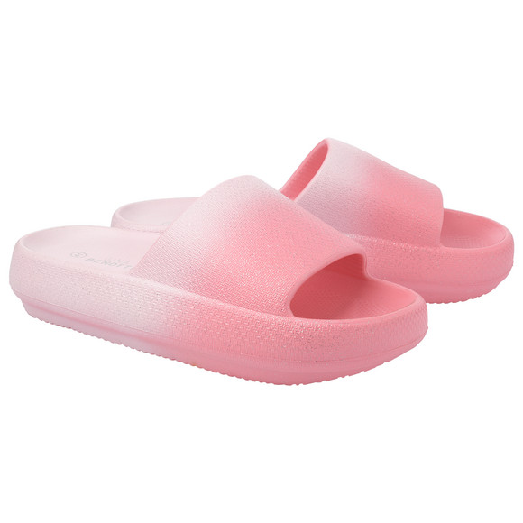 Damen Badeslipper mit Farbverlauf