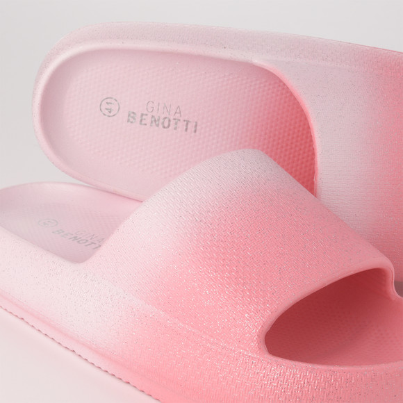 Damen Badeslipper mit Farbverlauf