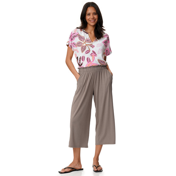 Damen Culotte aus Viskose-Mix