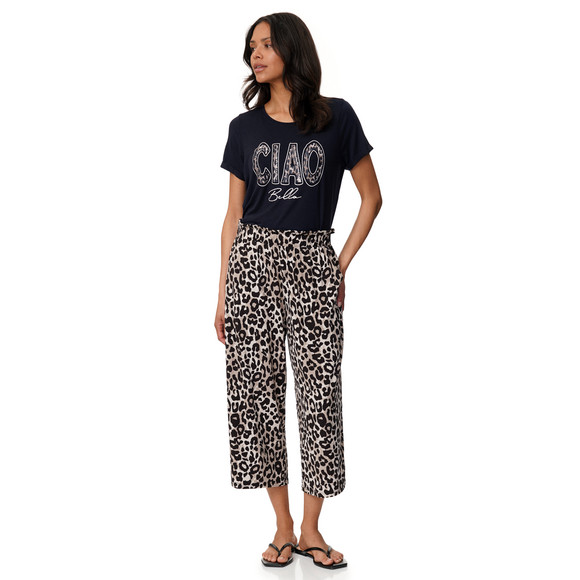 Damen Culotte aus Viskose-Mix