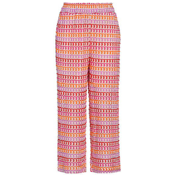 Damen Strickhose in Häkel-Optik
