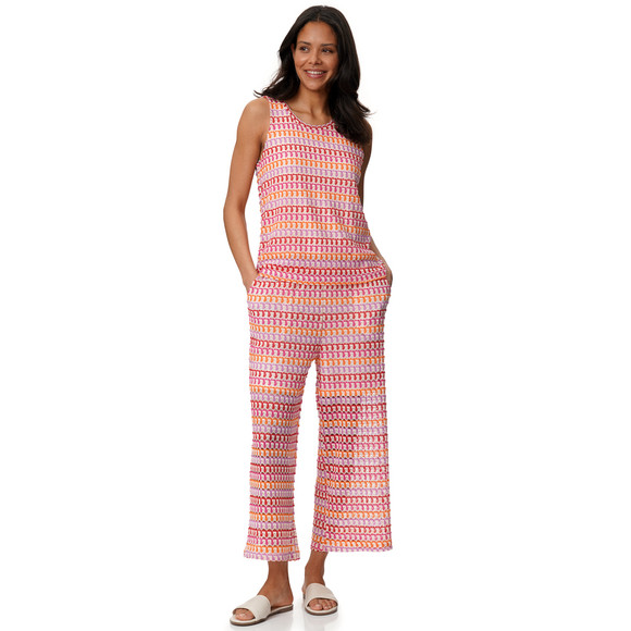 Damen Strickhose in Häkel-Optik