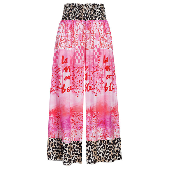 Damen Wide-Leg-Hose aus Viskose