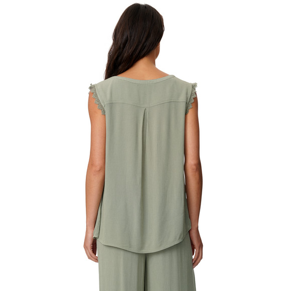 Damen Blusentop mit Knopfleiste