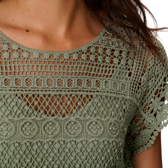 Damen Spitzenbluse mit Top