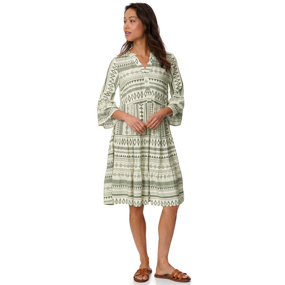 Damen Tunika-Kleid mit Allover-Muster