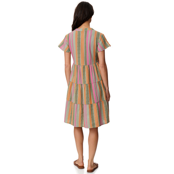 Damen Musselin-Kleid im Tunika-Stil