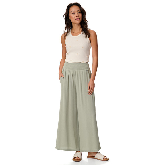 Damen Top mit Rippstruktur