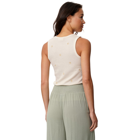 Damen Top mit Rippstruktur