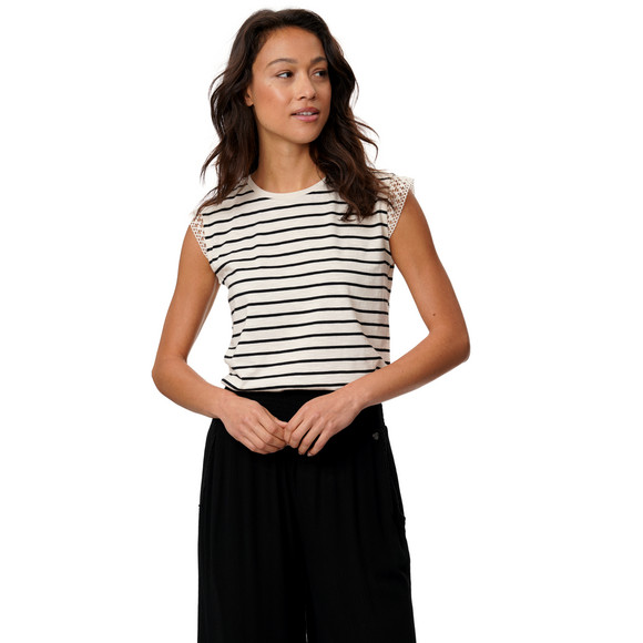Damen Top mit Flammgarn