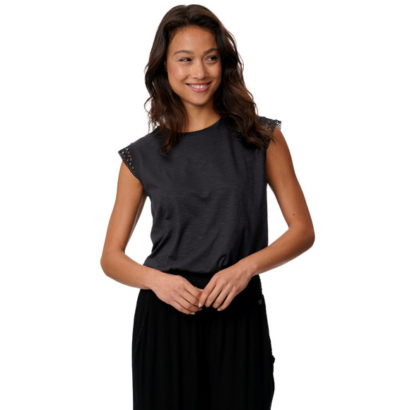 Damen Top mit Flammgarn