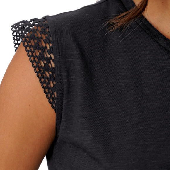 Damen Top mit Flammgarn