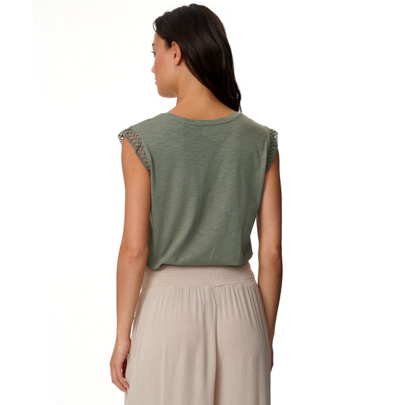 Damen Top mit Flammgarn