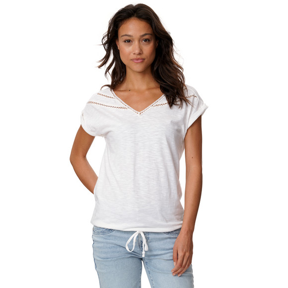 Damen T-Shirt mit Knotendetail