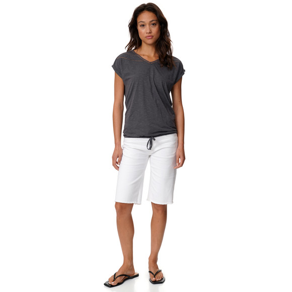 Damen T-Shirt mit Knotendetail