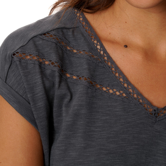 Damen T-Shirt mit Knotendetail